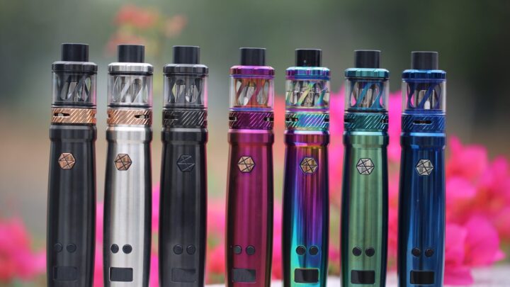a selection of electronic cigerettes or vapes