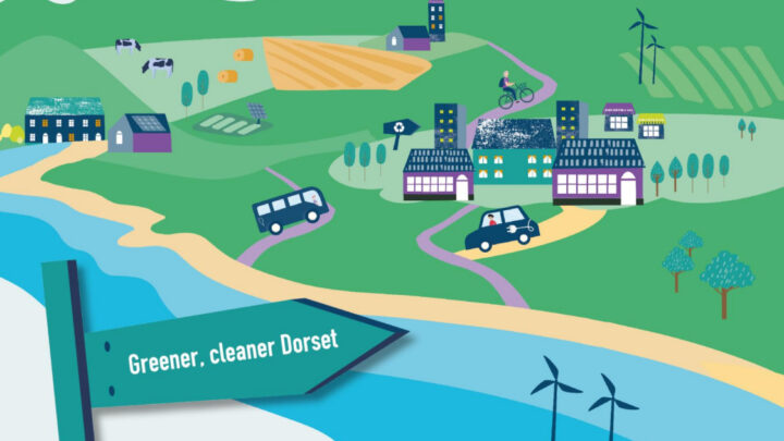 Greener cleaner Dorset illustration