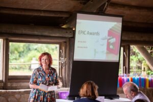 Photo of Lisa Linscott at the Epic Awards