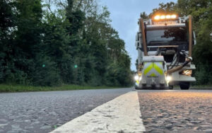 specialist machine carrying out work