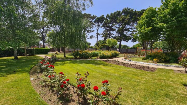 The grounds of Weymouth Crematorium