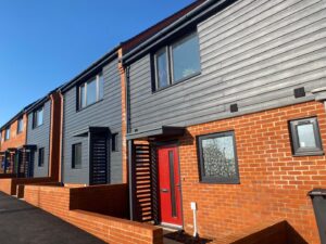 Hazelbury Bryan houses external terrace