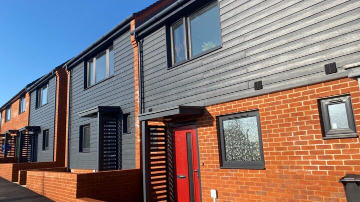 Hazelbury Bryan houses external terrace