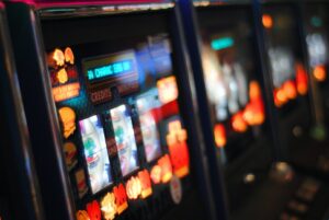 Electronic gambling machines, soft focus