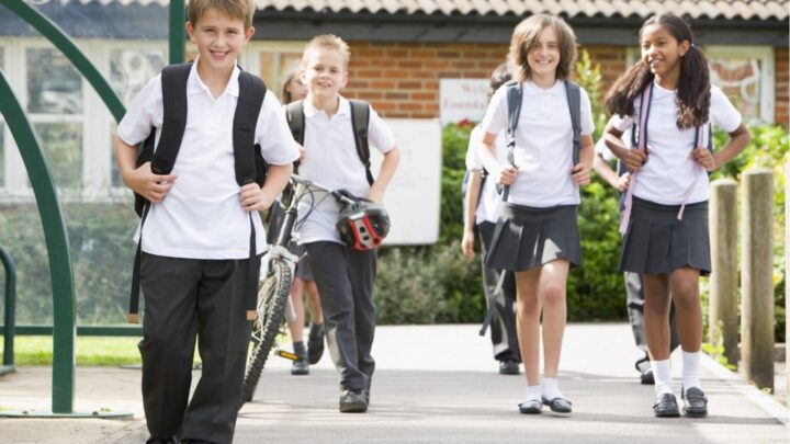 Picture of school kids