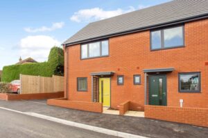 a home at Violet Cross, a new housing development of 21 affordable homes at Hazelbury Bryan