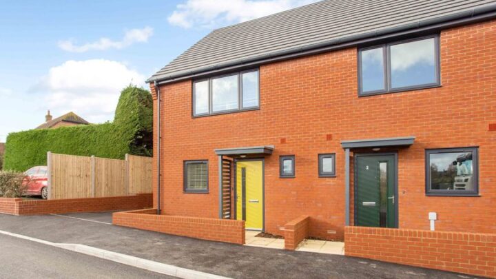 a home at Violet Cross, a new housing development of 21 affordable homes at Hazelbury Bryan