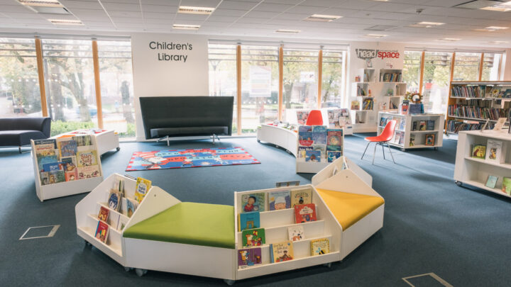 The children's section
