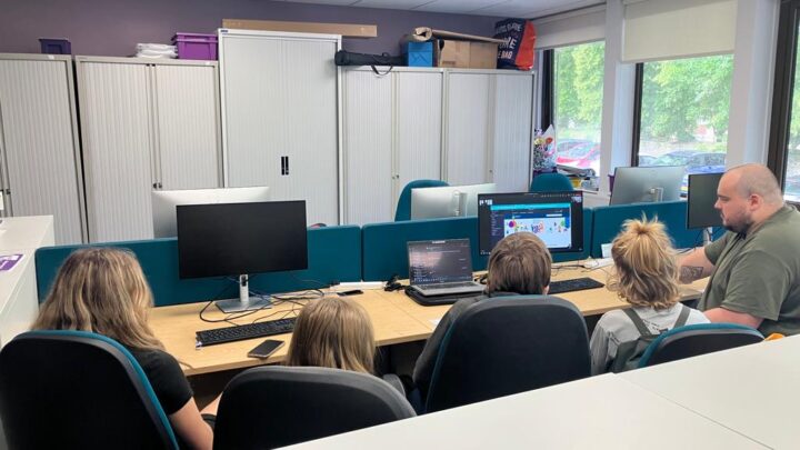 Young people assist with website testing for the Family Information Service