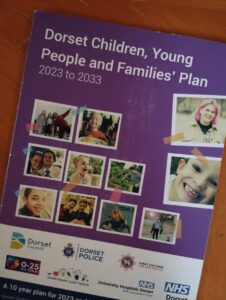 front cover image of children young people and families ten year plan