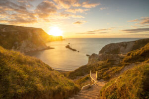 Durdle Door at sunrise