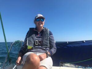 Water sports coach Lesley Kaye