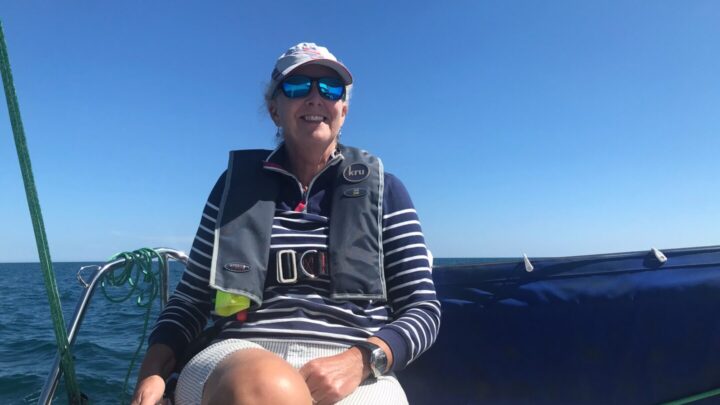 Water sports coach Lesley Kaye